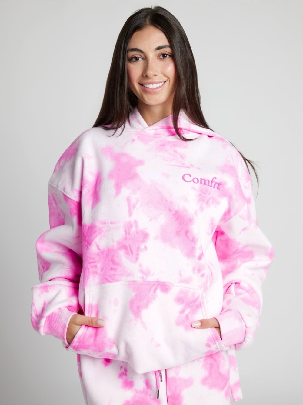 Comfrt Minimalist Strawberry Swirl XL Hoodie